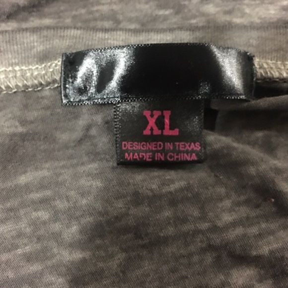 3/$15 Sante Fe Navajo Print Burnout Tee Long Back - Picture 5 of 6